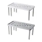 Expandable Cabinet Organizer Shelf Spice Rack Nonslip Stable Kitchen Cupboard