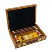 Parker Hale PS1 - 12 Ga Wood Cleaning Kit (Wooden Box) PS112