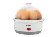 TODO 350W Egg Cooker Omelet Omelette 7 Cell Tray Electric Egg Maker - White