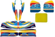 NEW Genuine OTK Tony Kart FA Alonso M6 M7 Sticker Graphics Decal Kit 0307.J0F