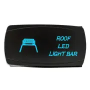 Polaris RZR 1000 Horizontal BLUE Laser Rocker Switch 20A 12V ROOF LED LIGHT BAR