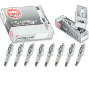 8 pcs NGK V-Power Spark Plugs for 1971-1989 Excalibur Phaeton 5.7L 5.0L 7.4L ql