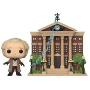 Funko POP Town: BTTF-Doc w/Clock Tower Toy Figures 19x25x15cm