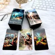 78pcs Double-sided Tarot Deck – Rune Divination Cards 2.75x4.7in Scratch-proof
