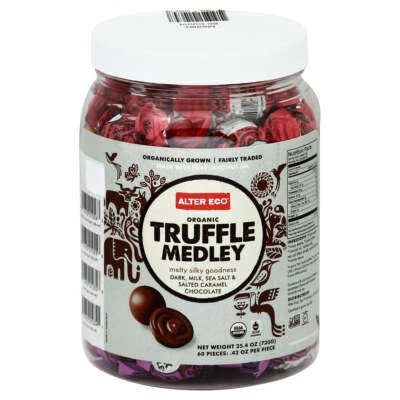 Alter Eco Organic Truffle Medley 0.42 Oz ) Pack Of 60