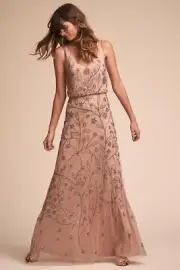 anthropologie Bhldn Arcata Dress By Adrinna Papell Size 14