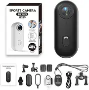 Stallionframes 4k Mini Body Camera - Ultra HD Hands-Free Recorder, Waterproof Stallion Frames Mini Camera with Waterproof Case, Magnetic Mount for Helmets, Pets, Sports & Adventures (Black, 64G)