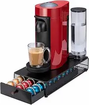 Rice rat Vertuo Capsule Holder Drawer for Nespresso with Handle (30 Pods)