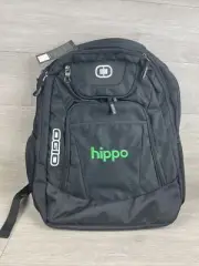 OGIO Black Excelsior Carry-On Commuter Backpack Laptop Sleeve Pockets Embroidery