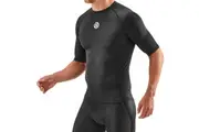 Skins Men's Series-1 Activewear Short Sleeve Top Black