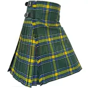 Scottish Clan Alberta Tartan Kilt For Men Custom Size 8-yard Traditional Kilts