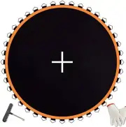 Trampoline Mat Replacement 12 ft w/ 72 V-Rings Fits 5.5 inches Springs(not Inc)
