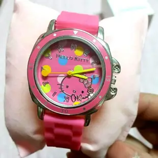 日本 三麗鷗 正版授權 Hello Kitty 粉紅手錶 Kitty甜心 限量 限定 矽膠錶帶 絕版品