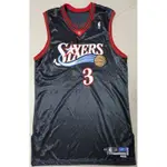 95%NEW ALLEN IVERSON GAME ISSUED 2004-05 SIXERS REEBOK 44+2