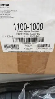 BOX OF 4 THERMO SCIENTIFIC 1100-1000 STORM WATER SAMPLER 1000ML (F1-1)