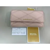 在飛比找蝦皮購物優惠-MICHAEL KORS J 菱格三折式長夾