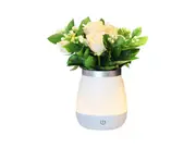 Dimmable Creative Touch Vase Night Light Bedroom Bedside Night Light Potted Flower Fire Lamp