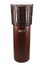 Ngoma Drum with Traditional Dark Brown Finish Model TDD-NGD SI