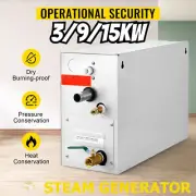 3-15KW Steam Generator Sauna Bath Home Spa Controller Humidifier US STOCK