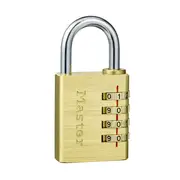 Master Lock 40mm Brass Combination Padlock