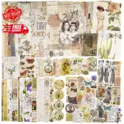 100 Pieces Vintage Ephemera Pack Junk Journal Kit Scrapbook Supplies Decoupage P