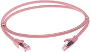 2m CAT6A S/FTP LSZH Ethernet Network Cable | Pink