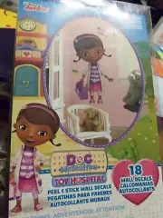 NEW - Doc Mcstuffins RoomMates Giant Peel and Stick Wall Decals 18