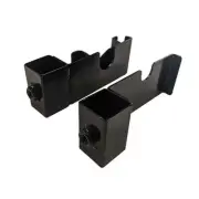 Spit Roaster Mounting Brackets/Support- Fits 25x25mm SHS- Fits most BBQ Motors