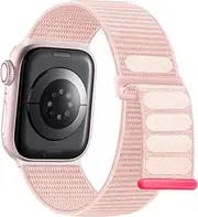 Nylon Sport Loop Bands Compatible for Apple Watch Band 40mm 41mm 38mm 42mm 44mm 45mm 46mm 49mm Women Men, Braided Wristband Soft Stretchy Strap for iWatch Bands Series 10 9 8 7 6 5 4 3 SE Ultra 2 1