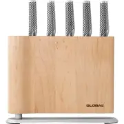 Global Uku 6pc Knife Block Set Maple 79656