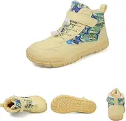 [FLIOZY] Kids Snow Boots Girls Toddler Winter Shoes Girls Barefoot Stylish Five Toe Cotton Shoes with Plush Lining High Top Hiking Boots for Girls Winter Barefoot Shoes for Toddler Boys