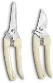 2pcs 7.68" Pruning Shears for Gardening Ultra Sharp Garden Scissors for Precise