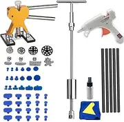 Car Dent Removal Puller Tools、 Auto Body Paintless Repair Kit Metal Reverse Hammer Suction Cup Garage Workshop Hand Tools