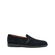 [Santoni] Santoni Suede Loafers 8 US BLUE