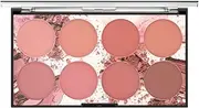 Miss Rose Blush Palette Makeup Blush Cream Palette Face Powder Blusher with 8 Blush 42g.