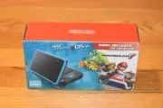 Nintendo 2DS XL Black Turquoise Handheld Console With Mario Kart 7 - Brand New