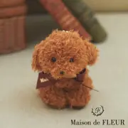 Maison de FLEUR 狗狗系列紅貴賓造型毛絨吊飾(8A33FBJ1500)