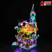 LED Light Kit for NINJAGO City Gardens Compatible with LEGO® 71741 Set (Remote)