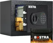 Bostra Fireproof Safe Box with Sensor Light & Fireproof Bag, Money Safe Box