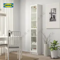 在飛比找蝦皮購物優惠-現貨 IKEA宜傢BILLY畢利陳列收納櫃傢用玻璃櫃現代簡約