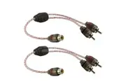 DNA BRCA412R Bulk Y Split 1F To 2M RCA 1 Pair Red