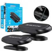 [2 Pack ] Borofone BH29 Strong 6x N38 Magnetic Dashboard Central Console 360 Degree Rotation Car Mount Mobile Phone Holder For All Universal Mobile Phone