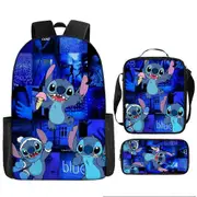 Stitch Backpack StarCraft Backpack Oxford Cloth Shoulder Bag Lunch Bag Pencil Bag 64-NMAOV