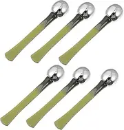6pcs Eye Cream Stick Eye Serum Applicator Eye Serum Roller Eye Cream Massager Under Eye Roller for Dark Circles and Puffiness Eye Creams Eye Cream Applicator Metal Spatula Face