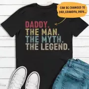 The Man The Myth The Legend T Shirt, Personalized Gift, Custom Father' - Persona