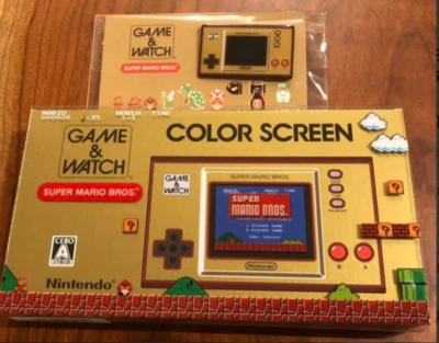Game & Watch Super Mario Bros. Original Pins Set Retro Rare Limited Japan