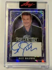 Alec Baldwin Auto 14/15 Purple 2025 Leaf Pop Century #PCP-AB1