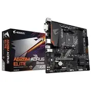 GIGABYTE A520M AORUS ELITE AMD mATX Motherboard, 4xDDR4 1xHDMI 1xDVI 1xM.2