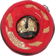 LIGIGWASH Brass Cymbals for Drums Mini Cymbals Meditation Instrument Yoga Bell Design Set of Bells