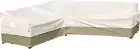 Outdoor Sectional Cover- Outdoor Patio Furniture Covers Waterproof Rip-Stop Anti